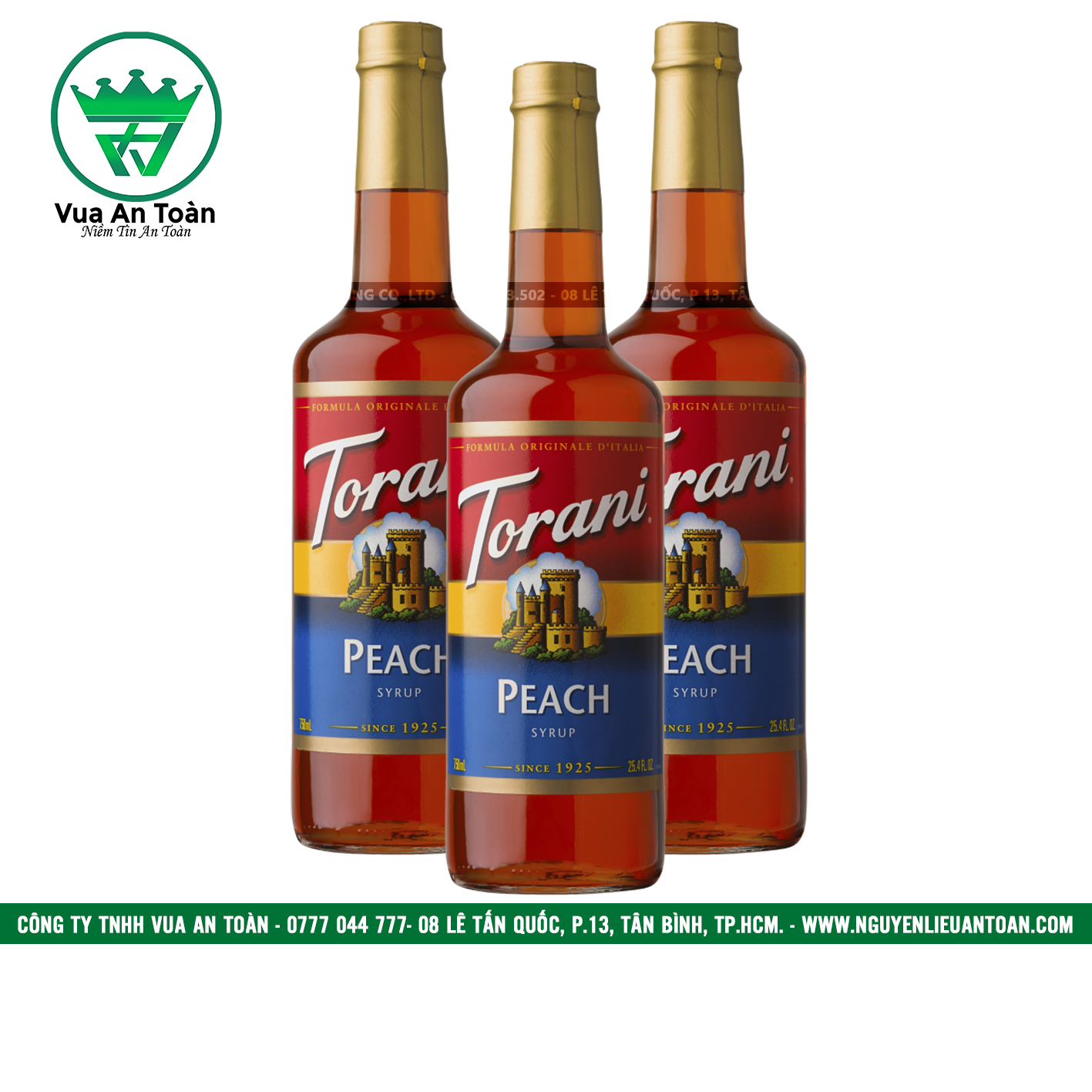 Torani Đào Đỏ - Peach (Red) Syrup