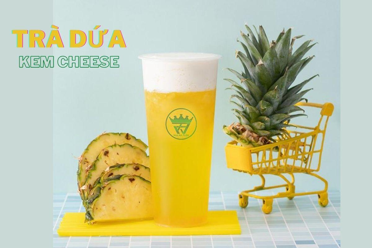 CÔNG THỨC LÀM TRÀ DỨA KEM CHEESE