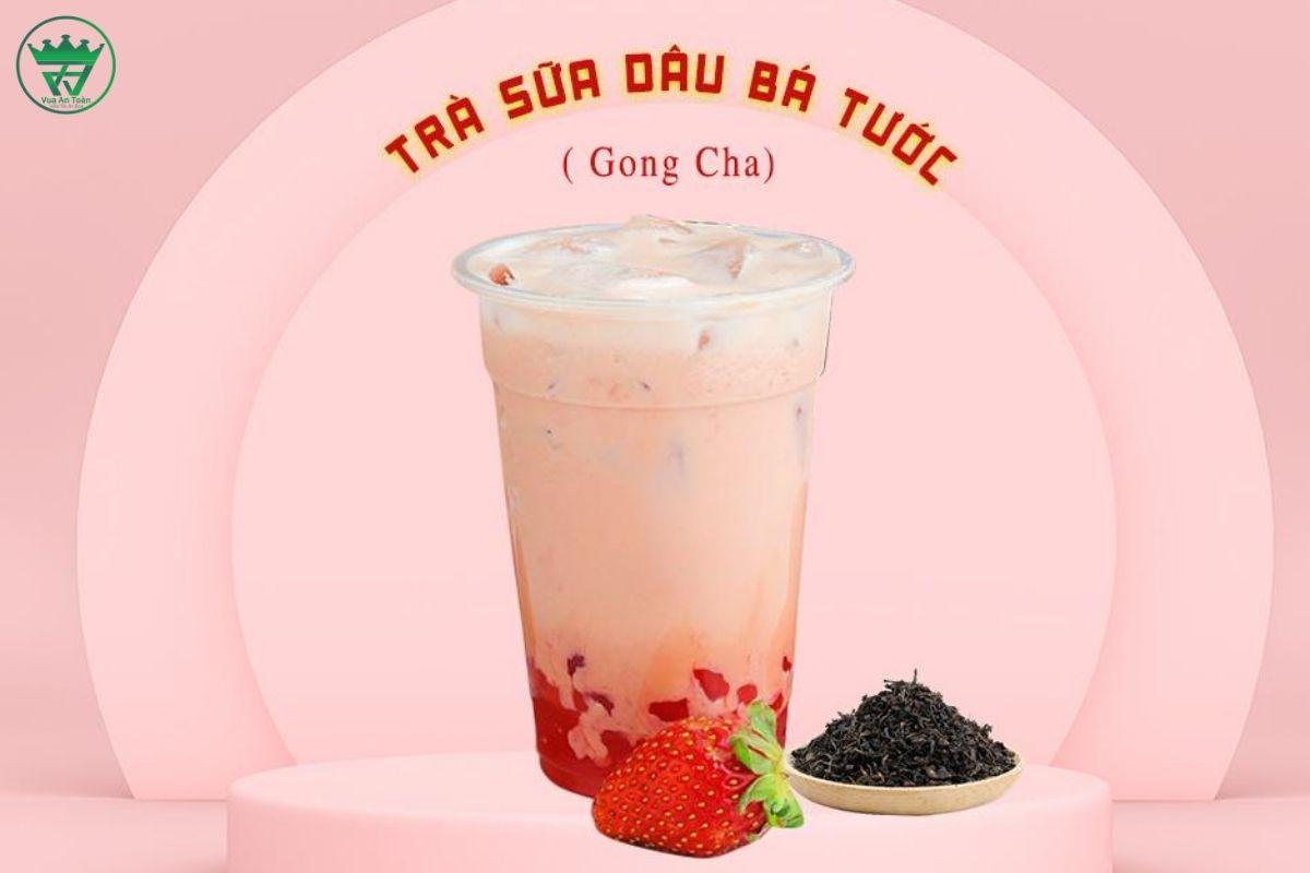 CÔNG THỨC LÀM TRÀ SỮA DÂU BÁ TƯỚC