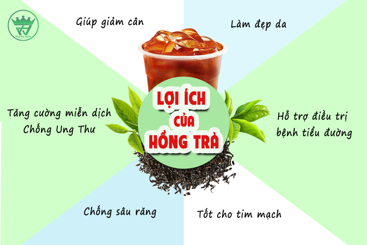 HỒNG TRÀ VÀ NHỮNG LỢI ÍCH SỨC KHỎE