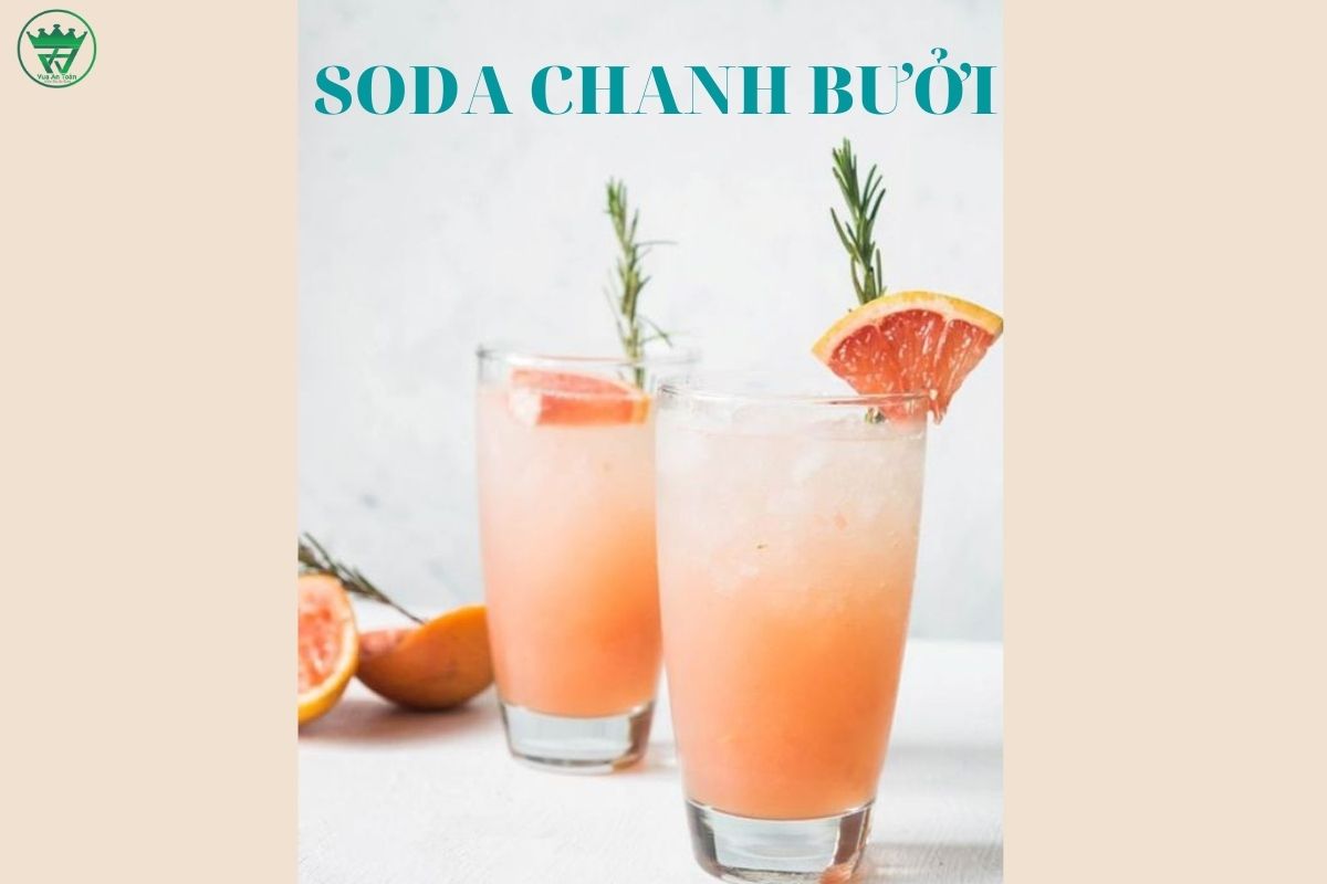 CÔNG THỨC LÀM SODA CHANH BƯỞI MÁT LẠNH