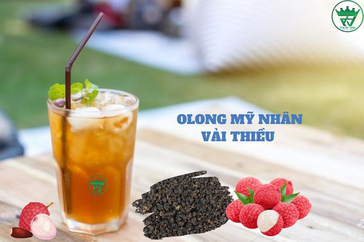 CÔNG THỨC LÀM TRÀ OLONG MỸ NHÂN VẢI THIỀU