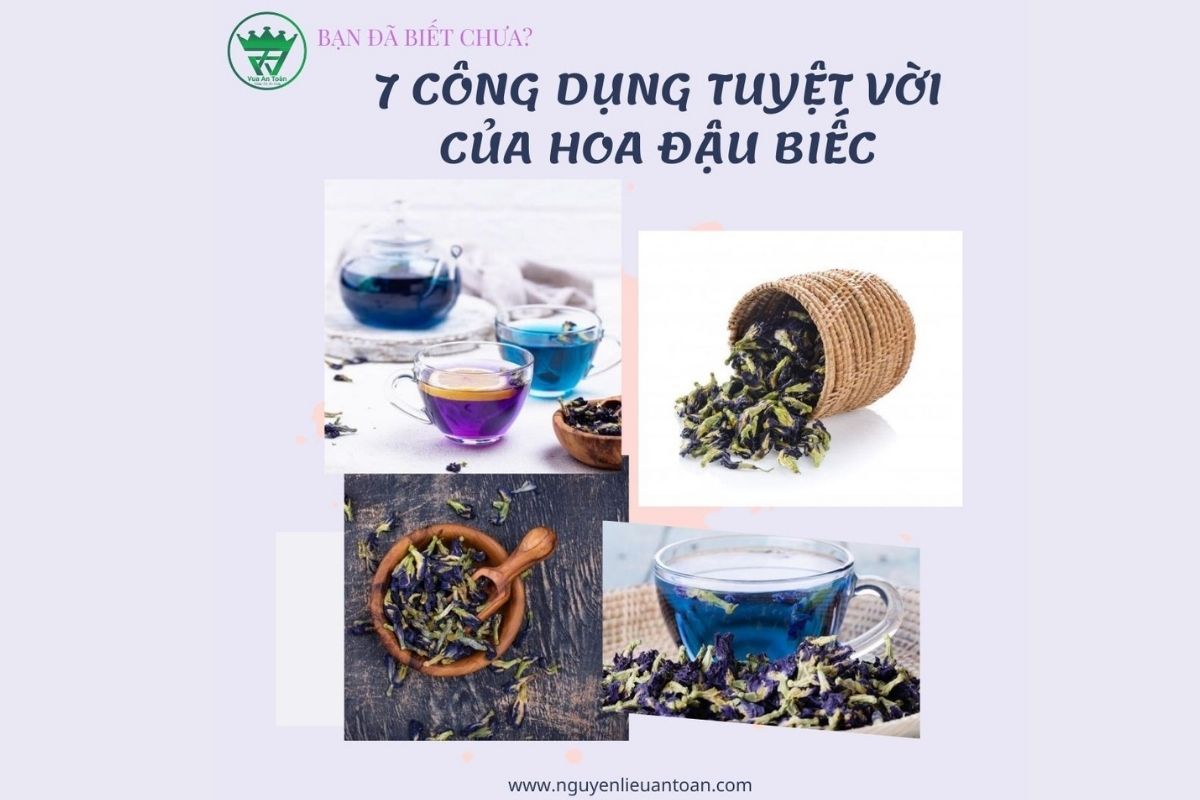 7 CÔNG DỤNG "THẦN KỲ" CỦA HOA ĐẬU BIẾC VỚI SỨC KHỎE