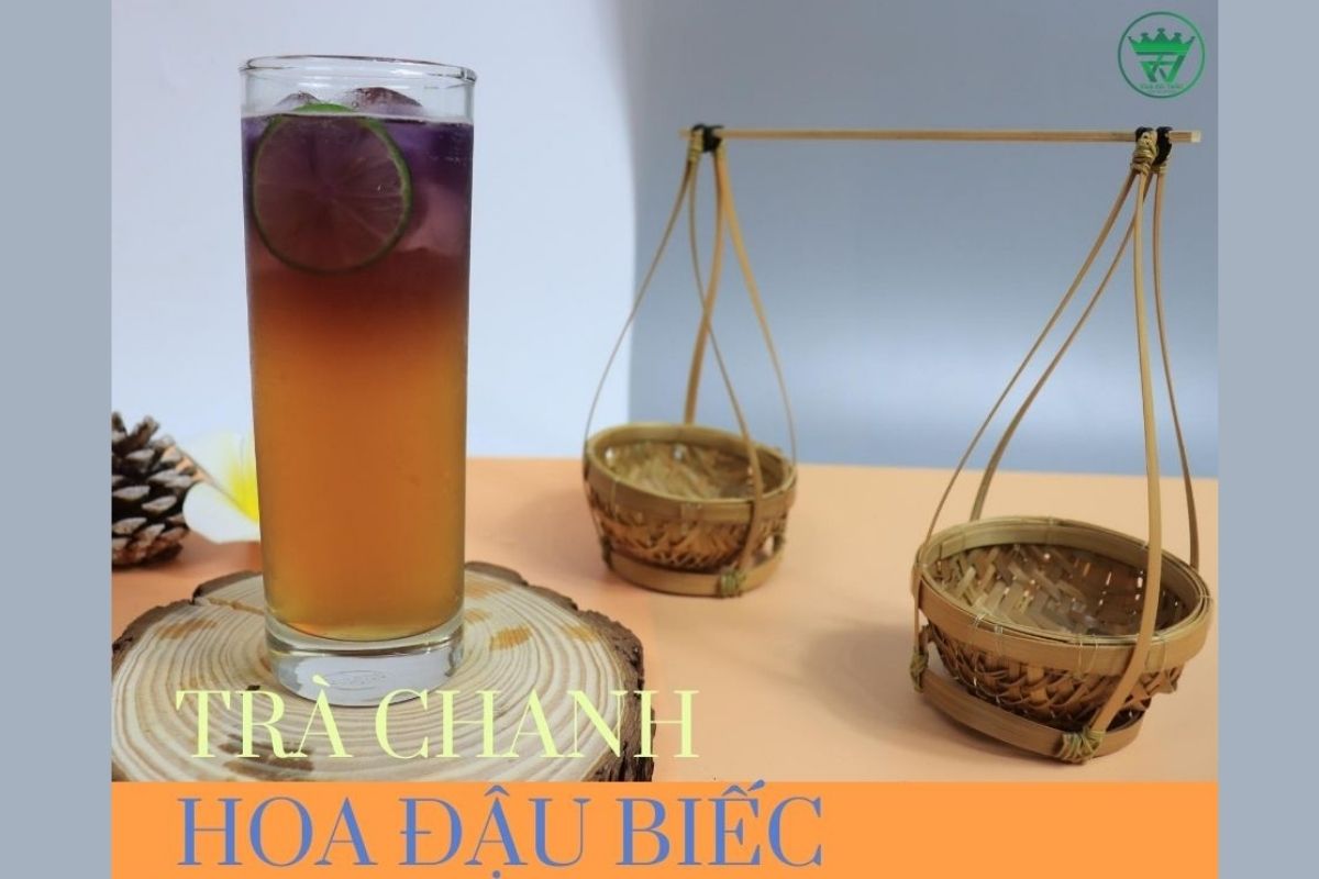 CÔNG THỨC LÀM TRÀ CHANH HOA ĐẬU BIẾC
