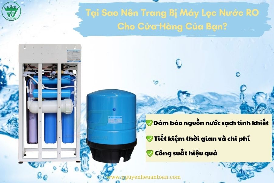 3 LÝ DO NÊN SỬ DỤNG MÁY LỌC NƯỚC RO CHO CỬA HÀNG TRÀ SỮA -  CAFE