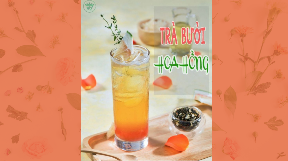 CÔNG THỨC LÀM TRÀ BƯỞI HOA HỒNG