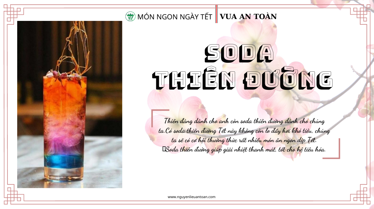 MÓN NGON NGÀY TẾT - SODA THIÊN ĐƯỜNG