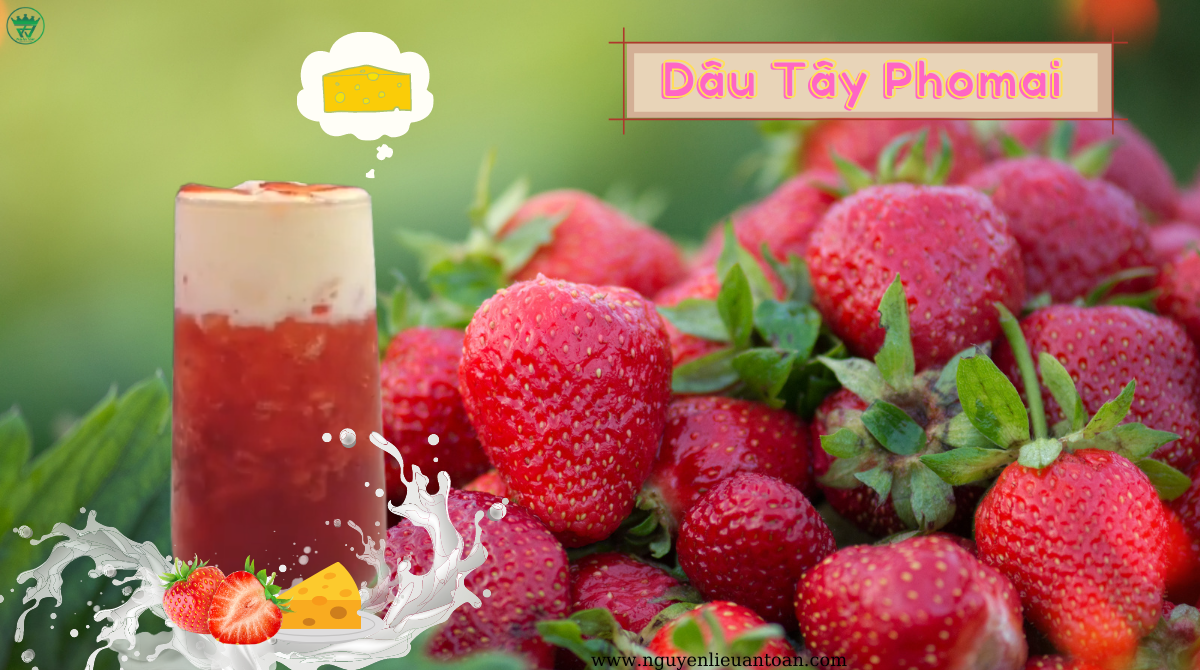 CÔNG THỨC LÀM TRÀ DÂU TÂY PHOMAI