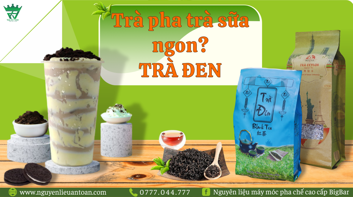 TRÀ PHA TRÀ SỮA NGON_ PHẦN 1_ TRÀ ĐEN