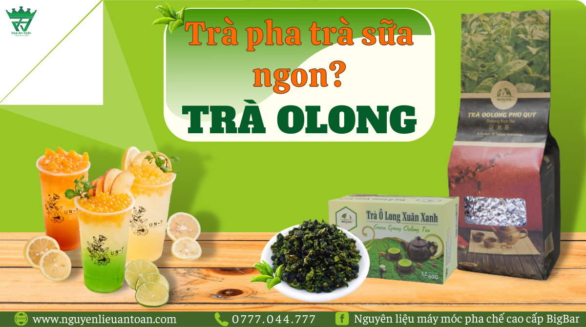 TRÀ PHA TRÀ SỮA_ PHẦN 3_TRÀ OOLONG