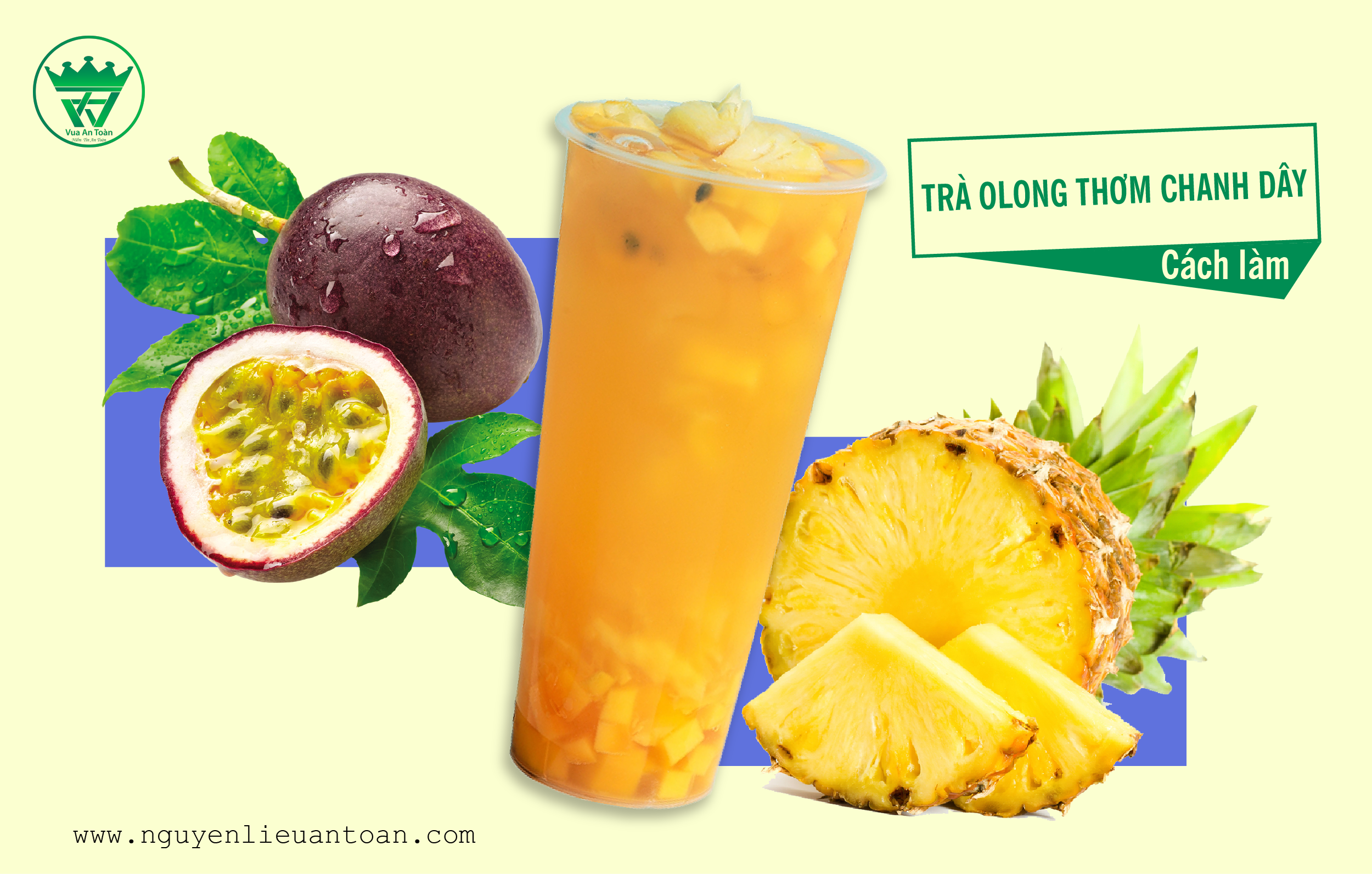 HỌC NGAY CÔNG THỨC TRÀ THƠM CHANH DÂY THƠM NGON TẠI NHÀ