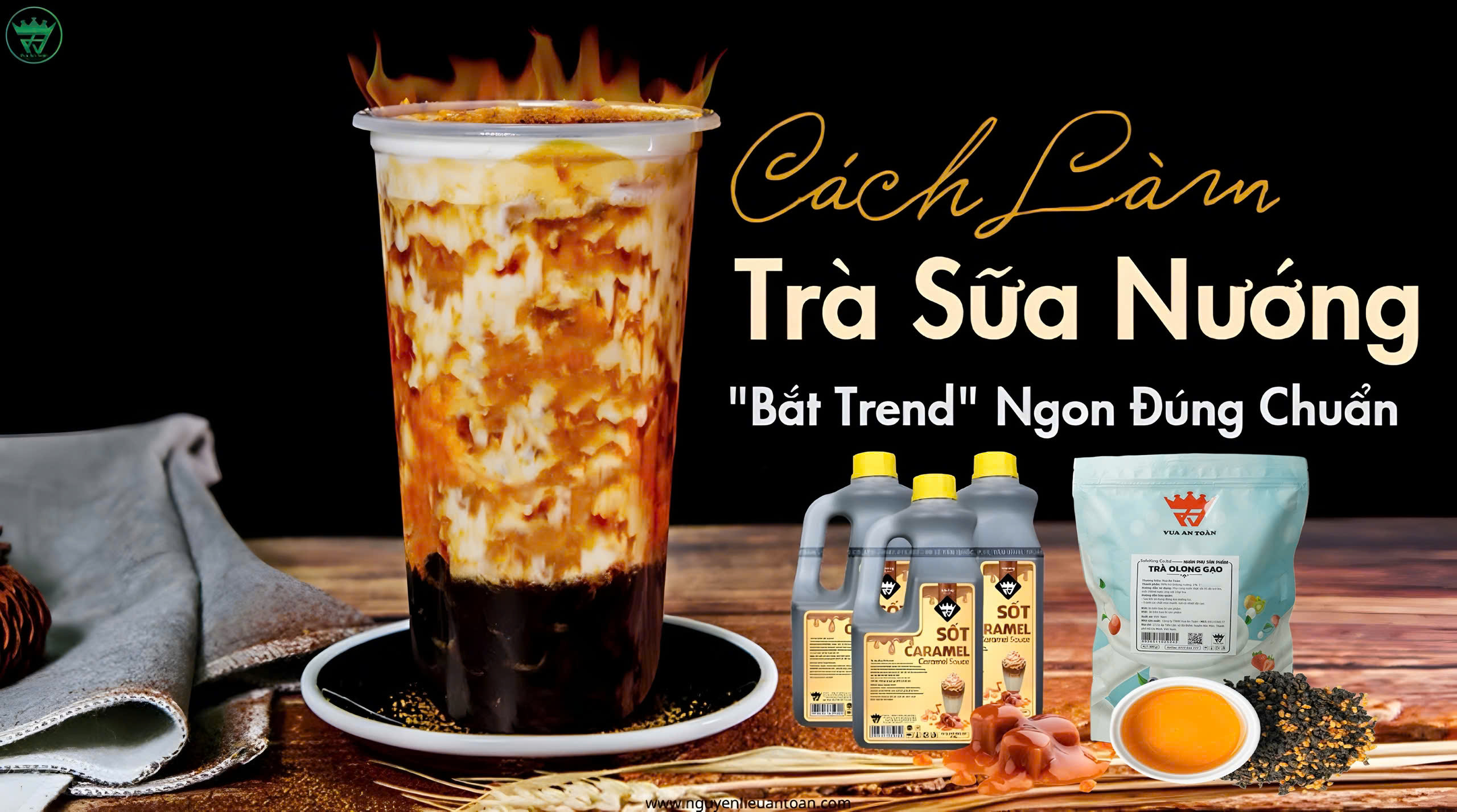 CÔNG THỨC LÀM TRÀ SỮA NƯỚNG CHUẨN VỊ CÔNG THỨC LÀM TRÀ SỮA NƯỚNG CHUẨN VỊ