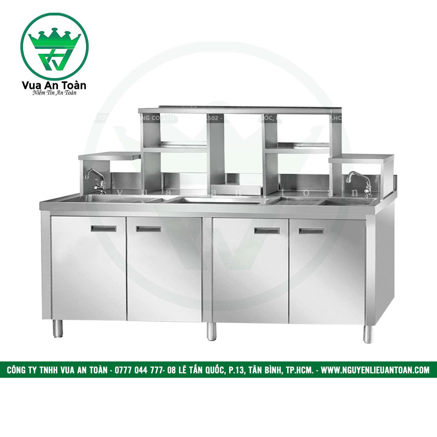 Quầy Bar Inox 2m