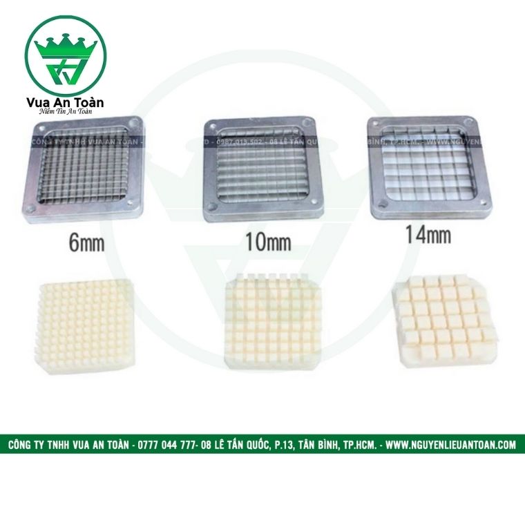 Khuôn Cắt Thạch Rau Củ Hạt Lựu