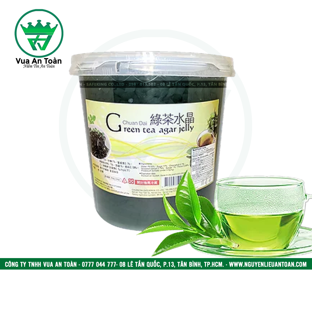 Thạch Agar Trà xanh