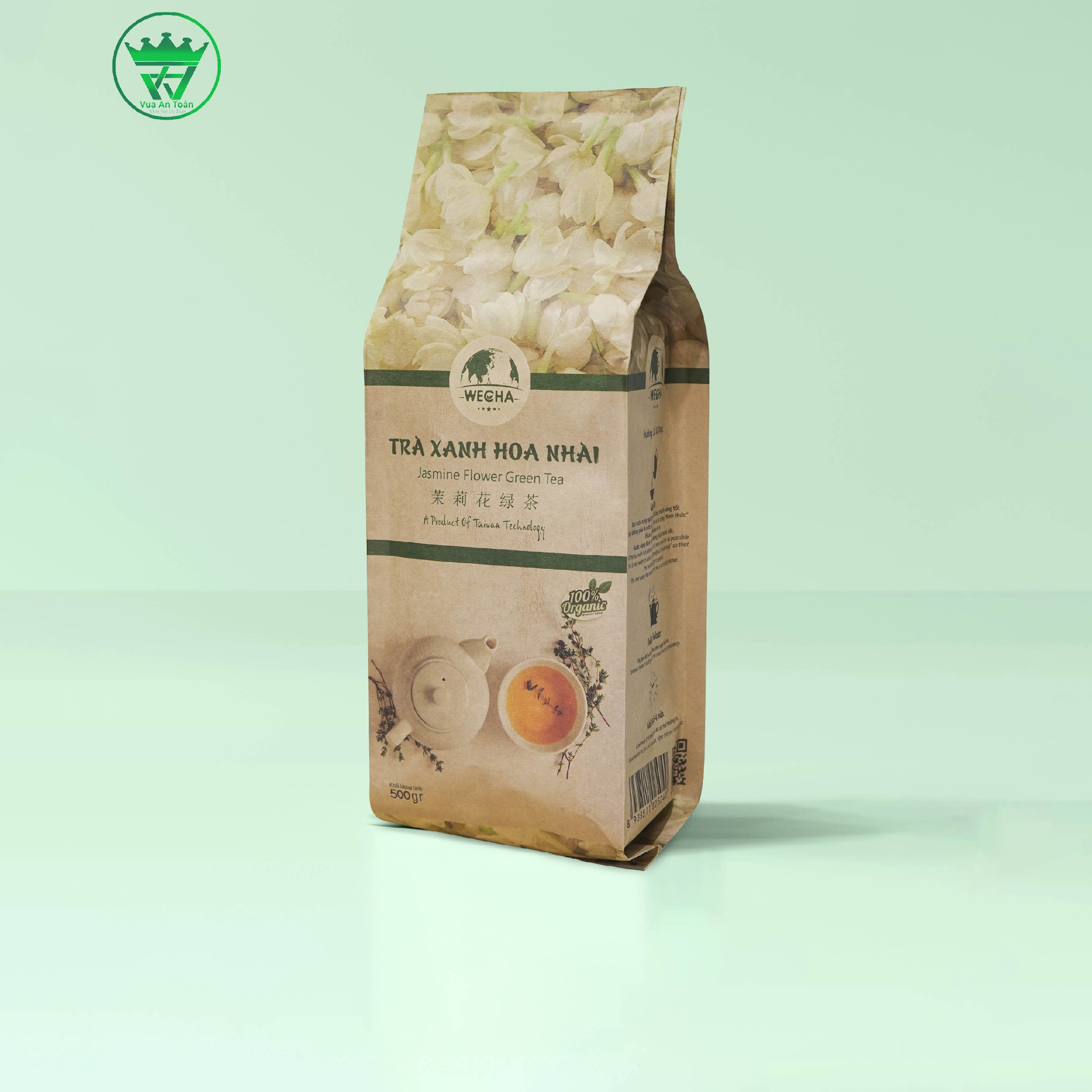 Trà Xanh Hoa Nhài Wecha 500g
