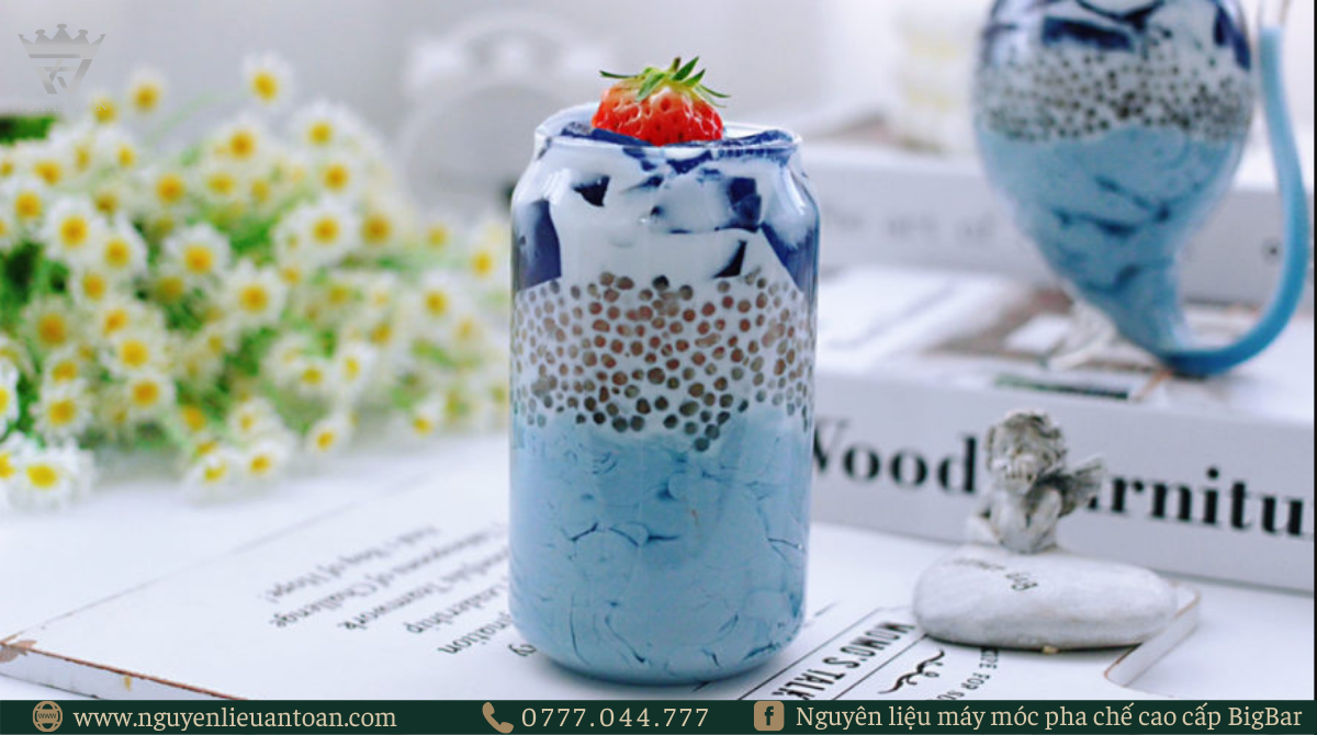 CÁCH LÀM TRÀ SỮA HOA ĐẬU BIẾC