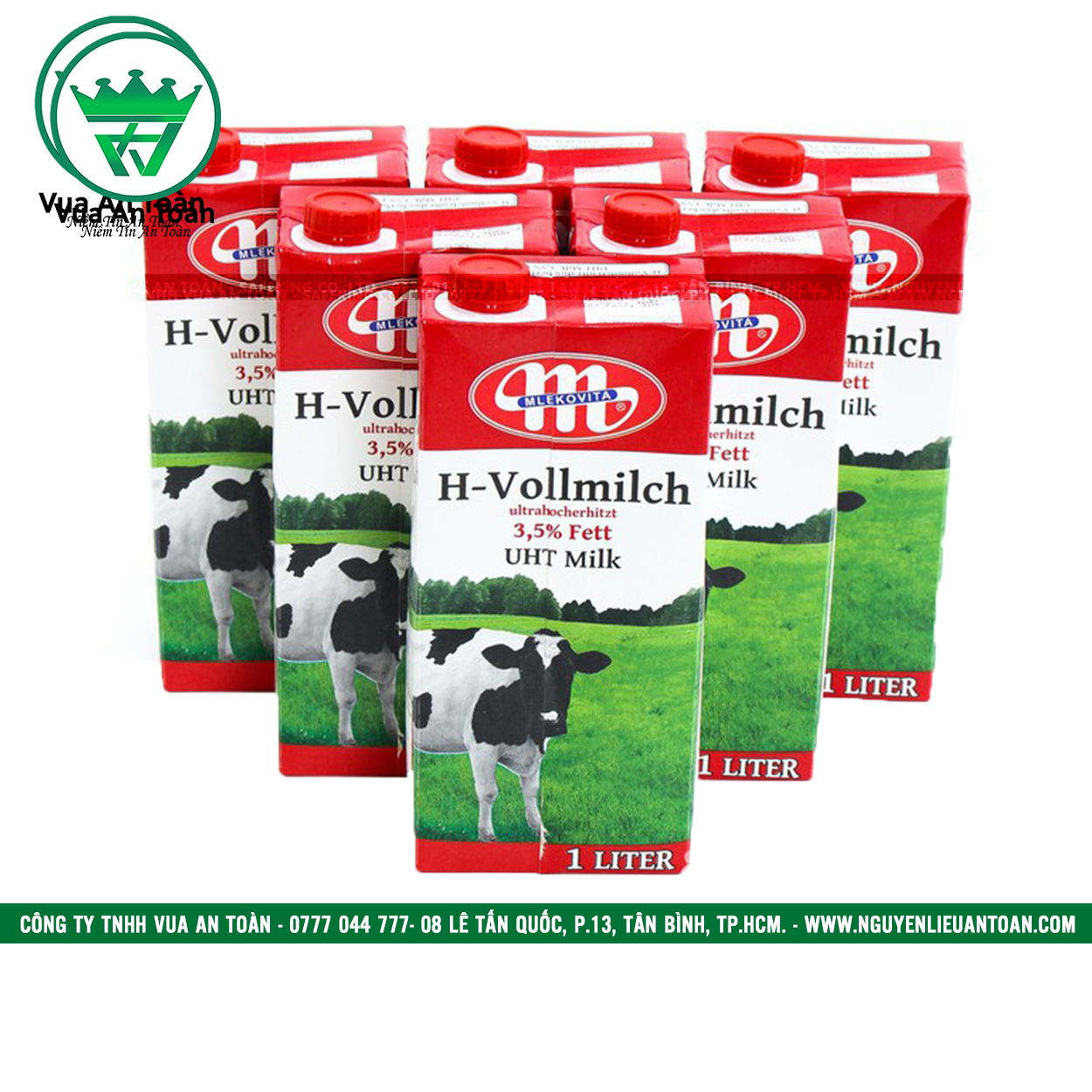 Sữa Tươi Ba lan Mlekovita H-vollmilch UHT Milk