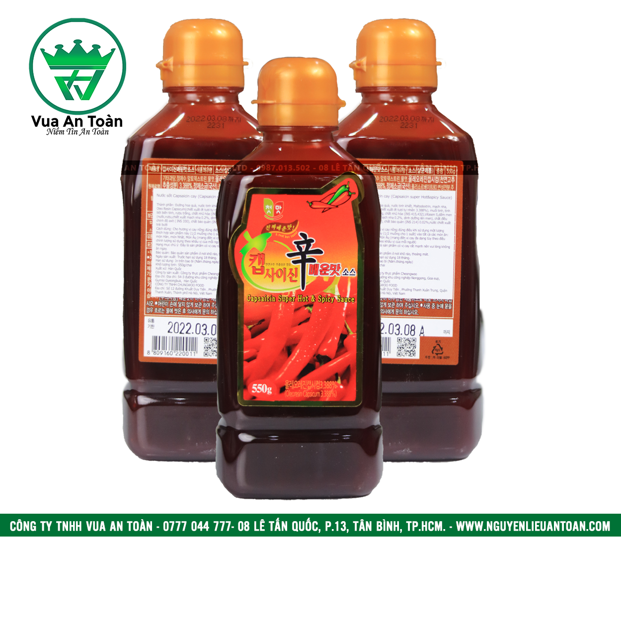 Tinh Dầu Ớt 7 cấp độ siêu cay hàn quốc