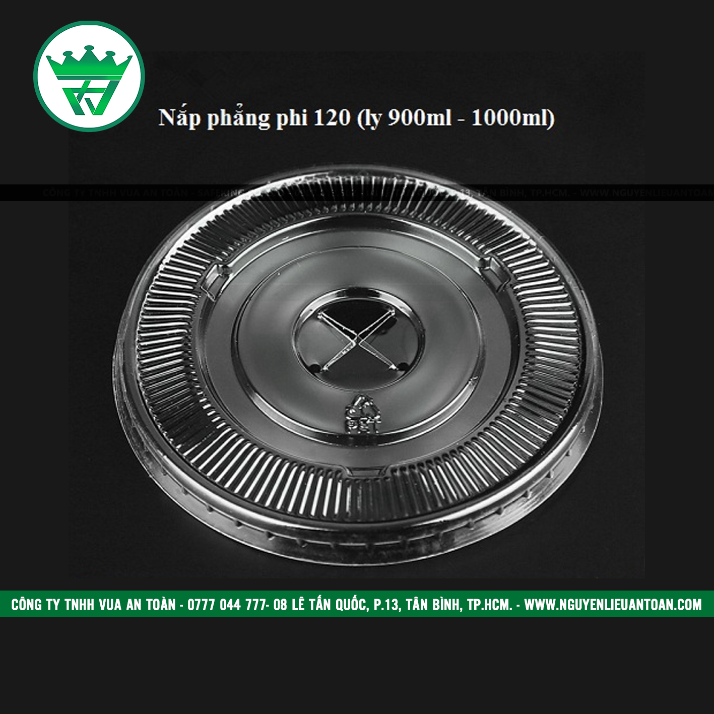 Nắp nhựa phẳng PET